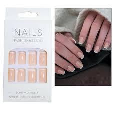 24pcs/set short square fake nails