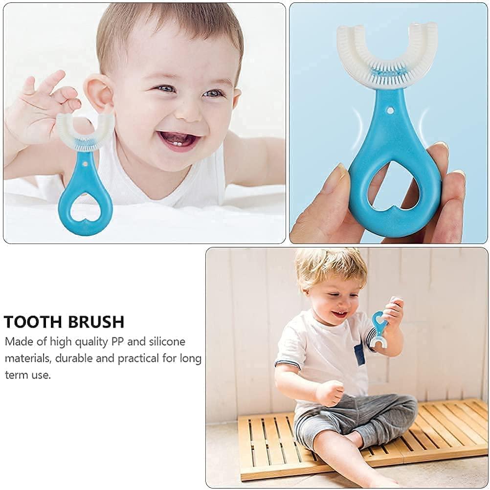 2pcs U Shaped Kids Toothbrush