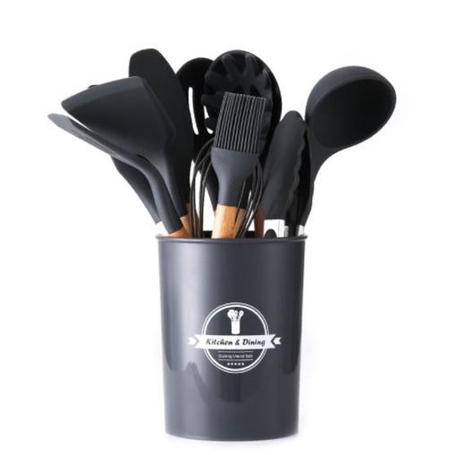 12PCS Food Grade Silicone Kitchen Cookware