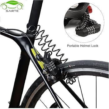 Mini 4 Digit Password Lock Wire Mountain Bike