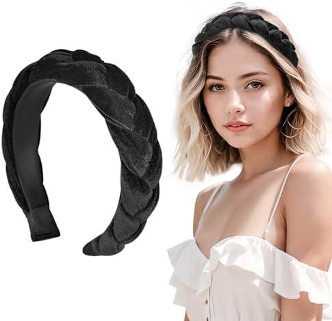 Faux Hair Scrunchies Headband Clips