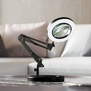 Professional LED Desk Lamp Eye-Caring Adjustable Swing Arm Table Light with Clamp