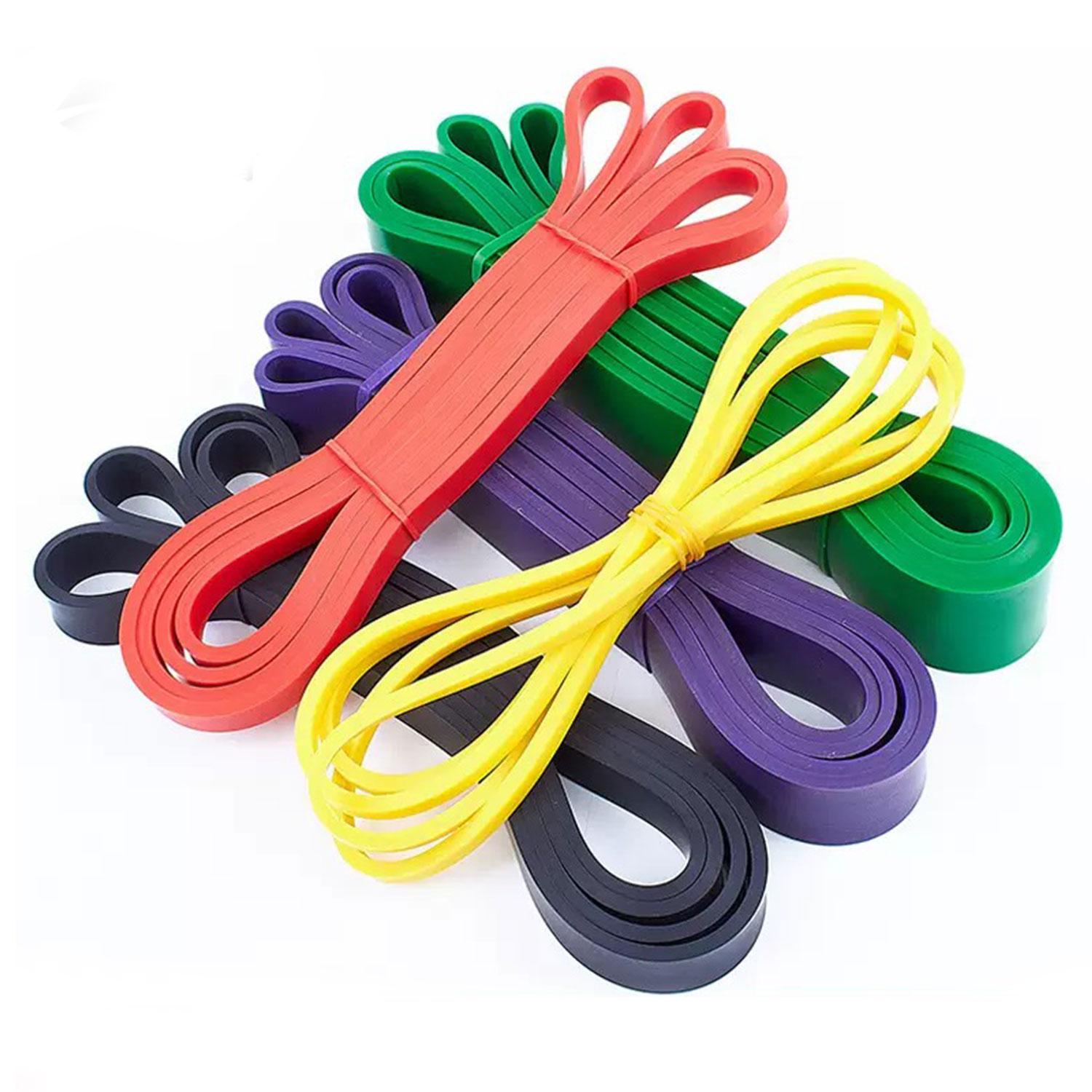 Heavy Stretching TPE or Latex Band Set Long Resistance Loop Training Bands for Exercise Sports Workout Gym