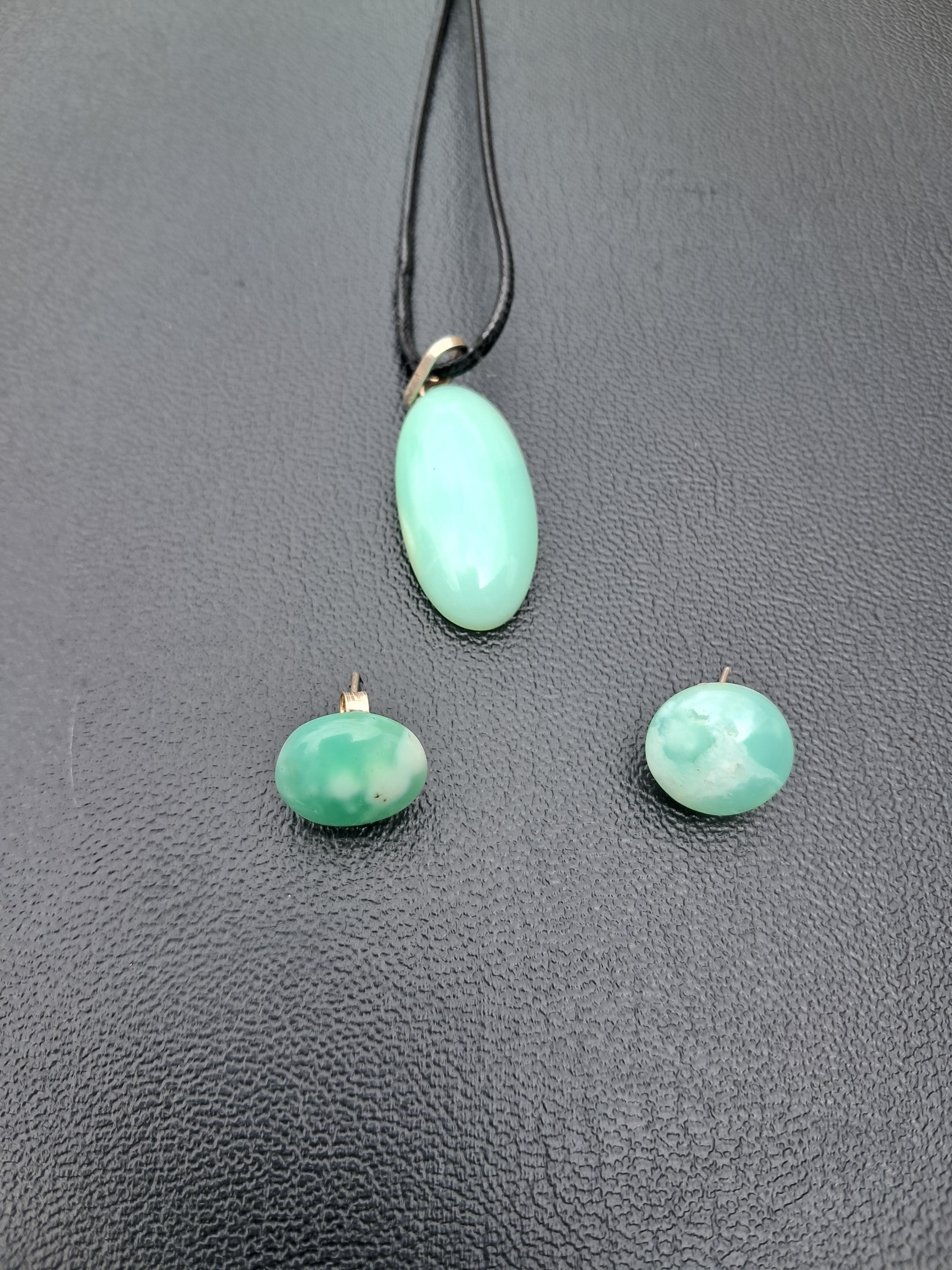 CHRYSOPRASE SET