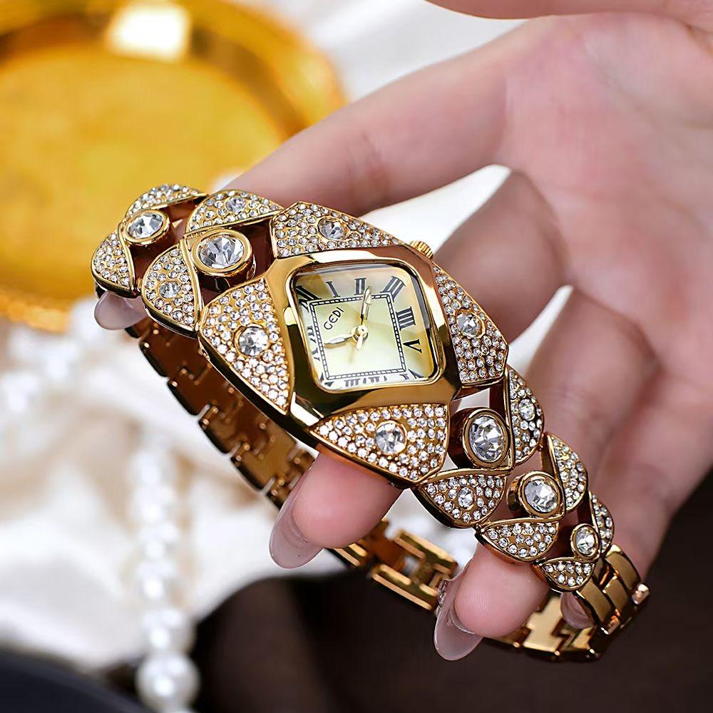 Women Watch Diamond Luxury Wristwatch Elegant Female Gift Ladies Square Case Dial Minimalism Women Quartz Watches