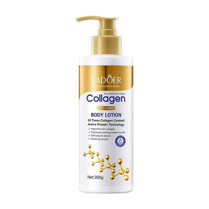 Factory Direct White Collagen Body Lotion Hydrating Nourishing Whitening Cream Body Lotions for Women Body Care 300g